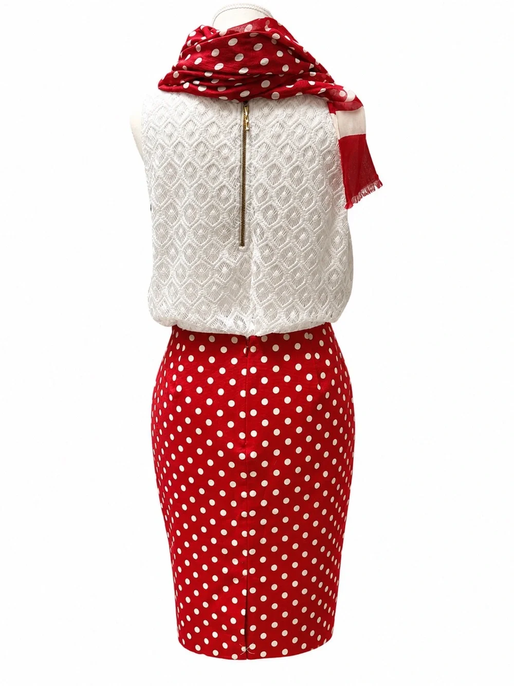 Talbots red white
